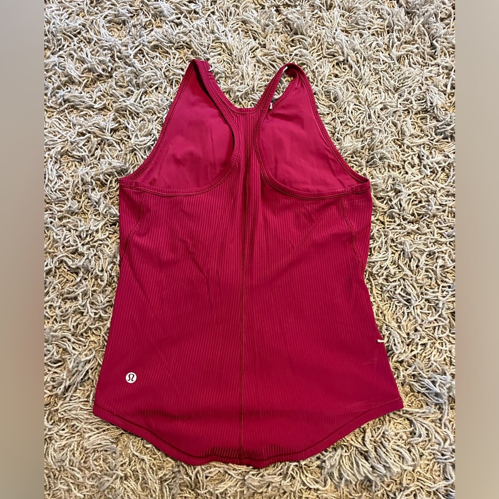 Lululemon | Maroon Tank Top Ribbed